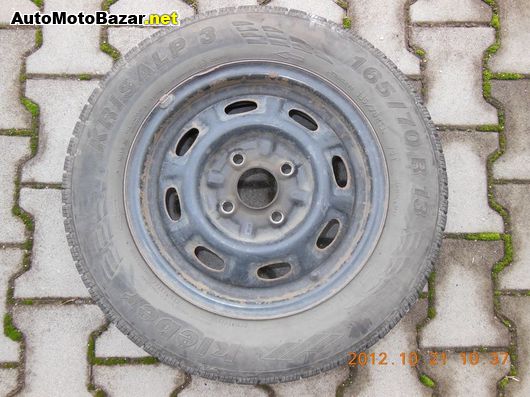 4ks zimní gumy 165/70 R 13”  Kleber+disky